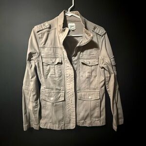 Kensie Beige Utility Jacket